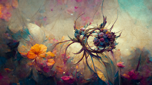 Bunches of flowers Fractial