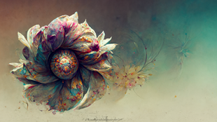 Center mass Fractial Flowers