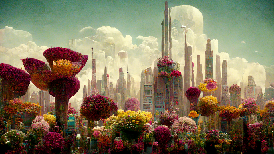 Flower punk city