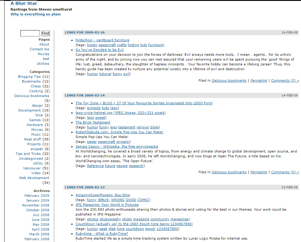 2009 funvill.com screenshot