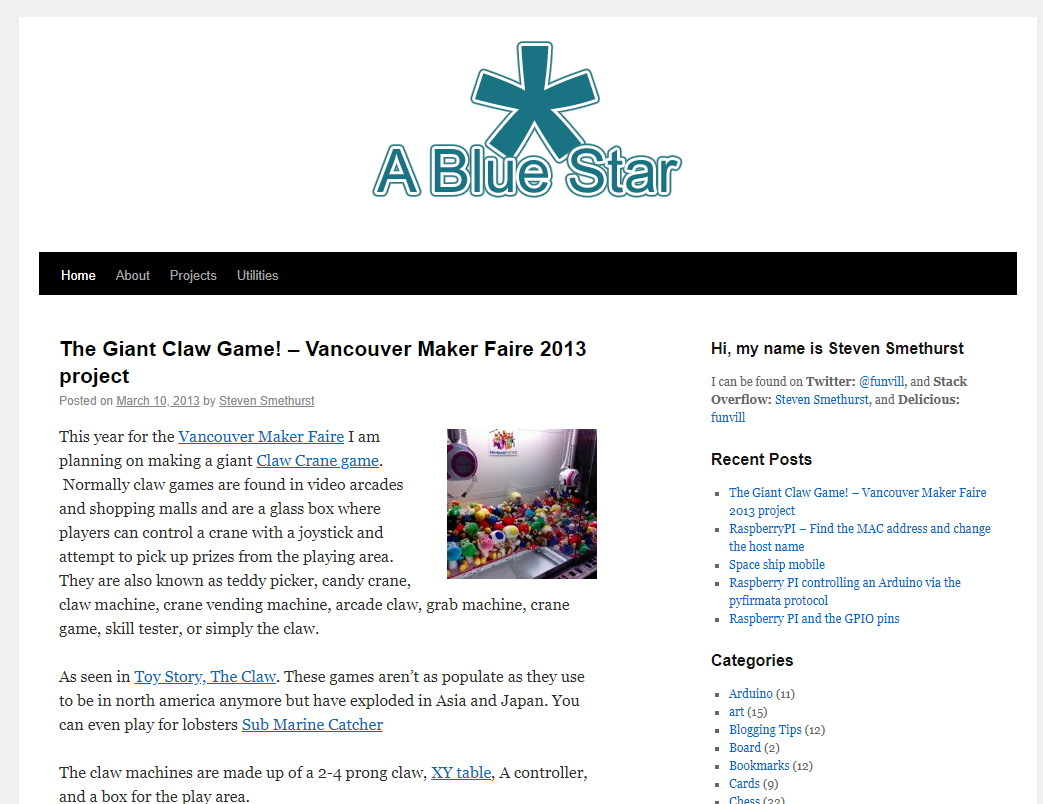 2013 abluestar.com screenshot