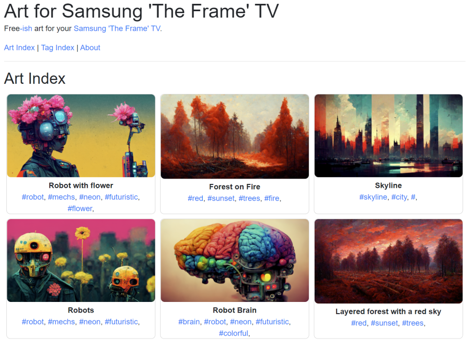 Screenshot art-for-samsung-the-frame-tv project