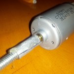 Direct drive with home made shaft coupler 