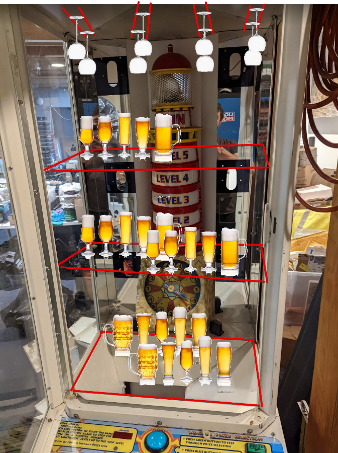 Lighthouse Liquor Cabinet Mockup
