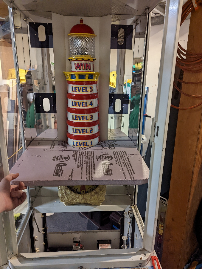 Lighthouse Liquor Cabinet shelf template