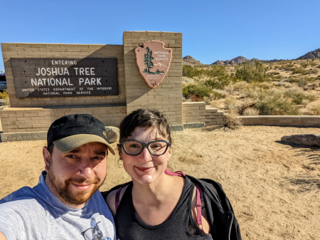 Joshua Tree National Park sign