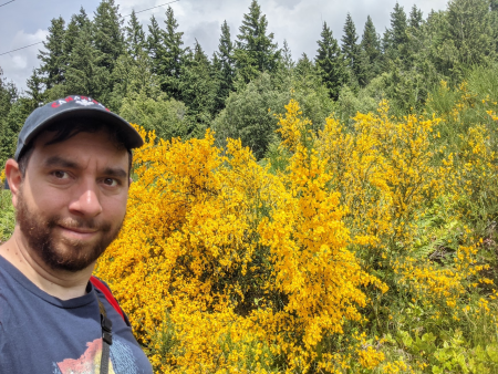 Steven hiking