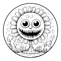 Flower skull PCB