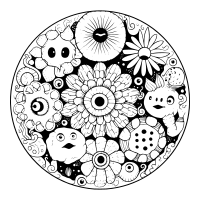 Flower skull PCB
