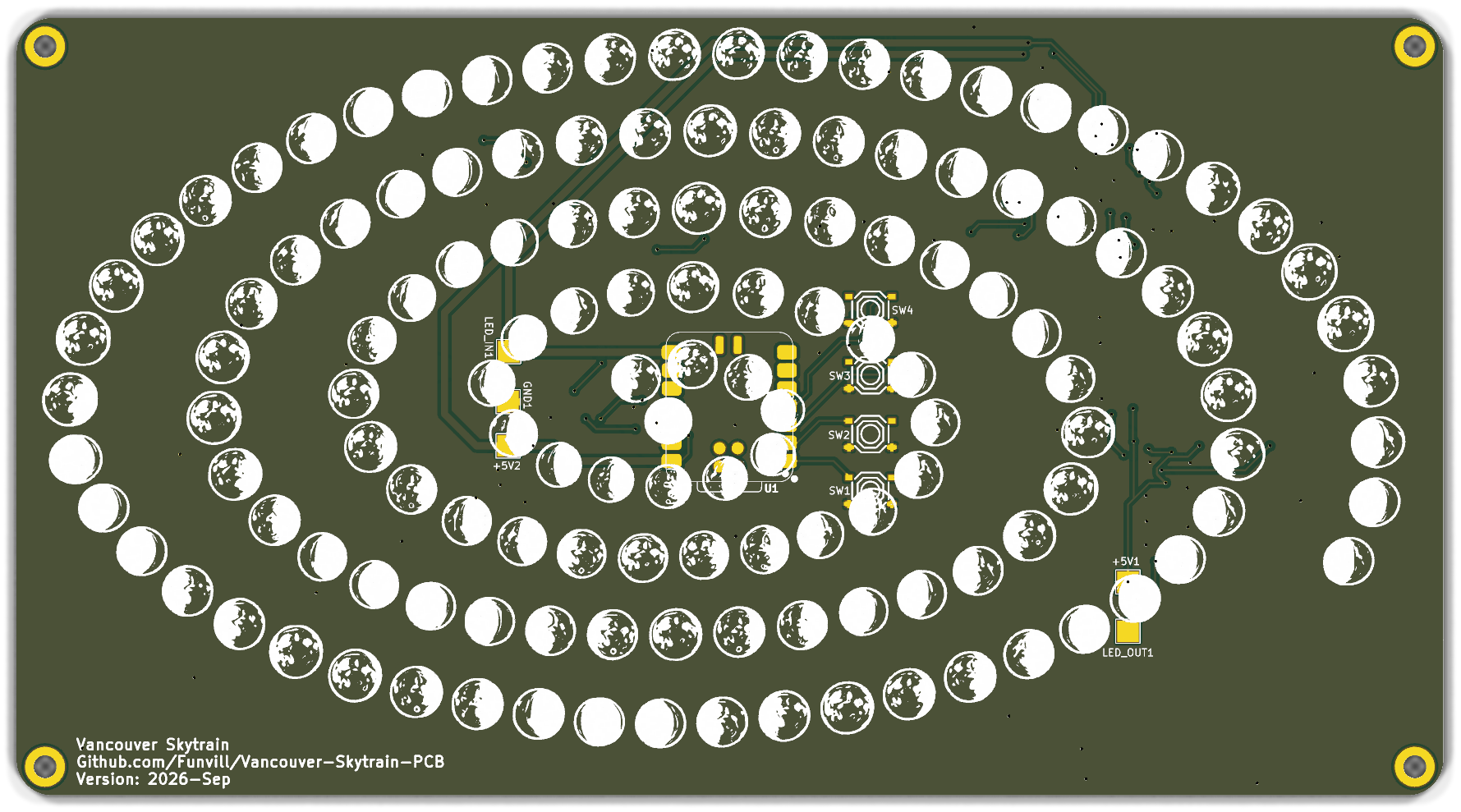 Vancouver SkyTrain PCB v3, back