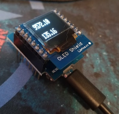 ESP8266 Bitcoin tracker